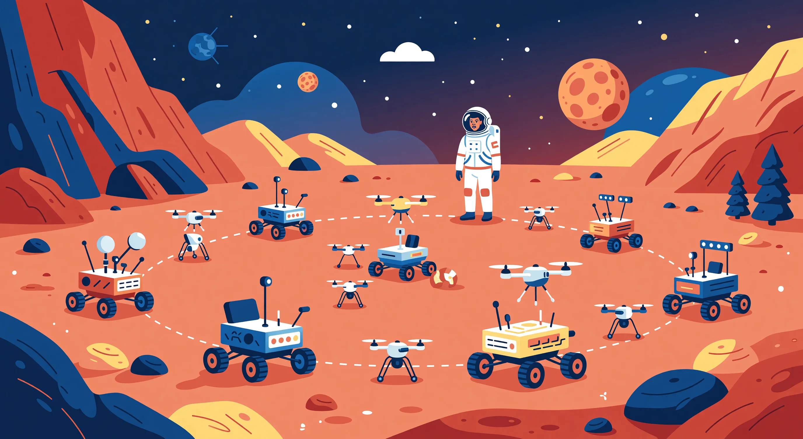 Base lunaire de la NASA : pourquoi l'avenir appartient aux réseaux d'agents