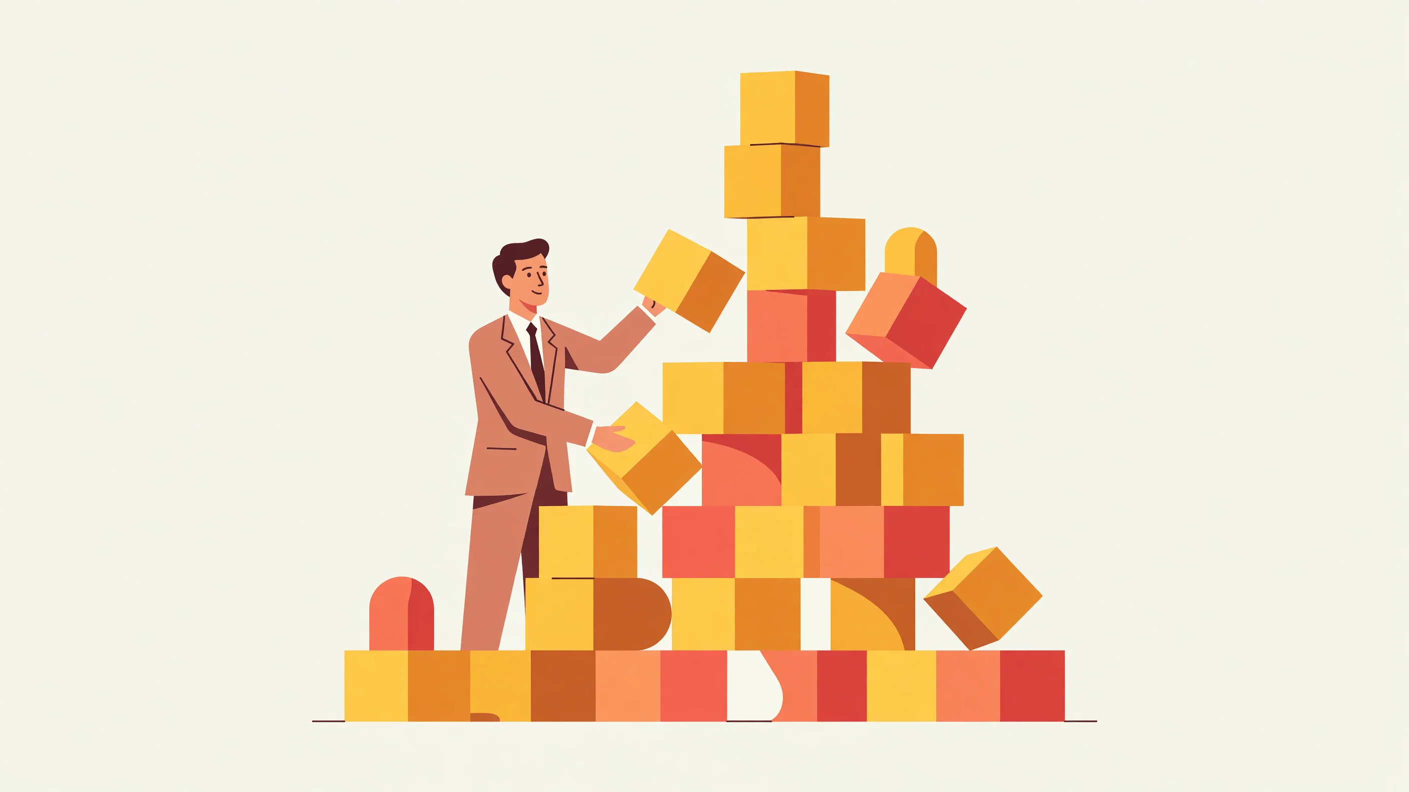 A conceptual graphic illustrating secure, frugal software development and no-code orchestration for Canadian businesses.