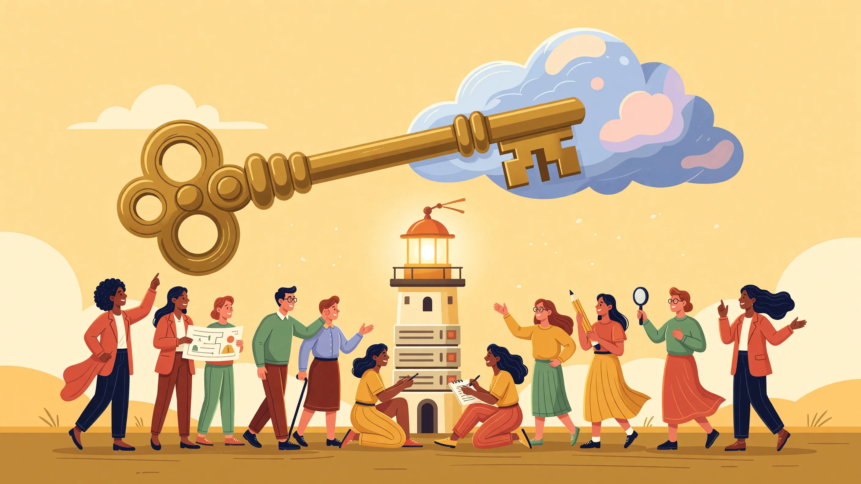 A conceptual illustration representing artificial intelligence, state control, and technological sovereignty.