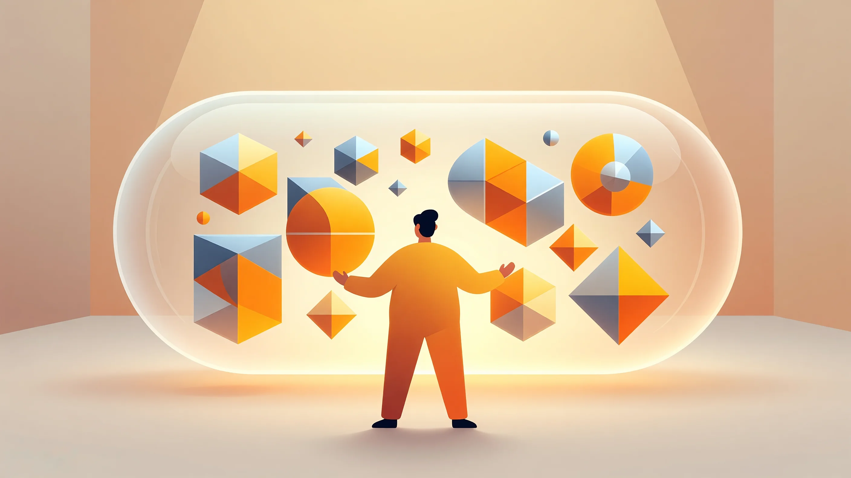 An abstract conceptual illustration of secure digital health data silos, protecting sensitive medical records from commercial advertising networks.