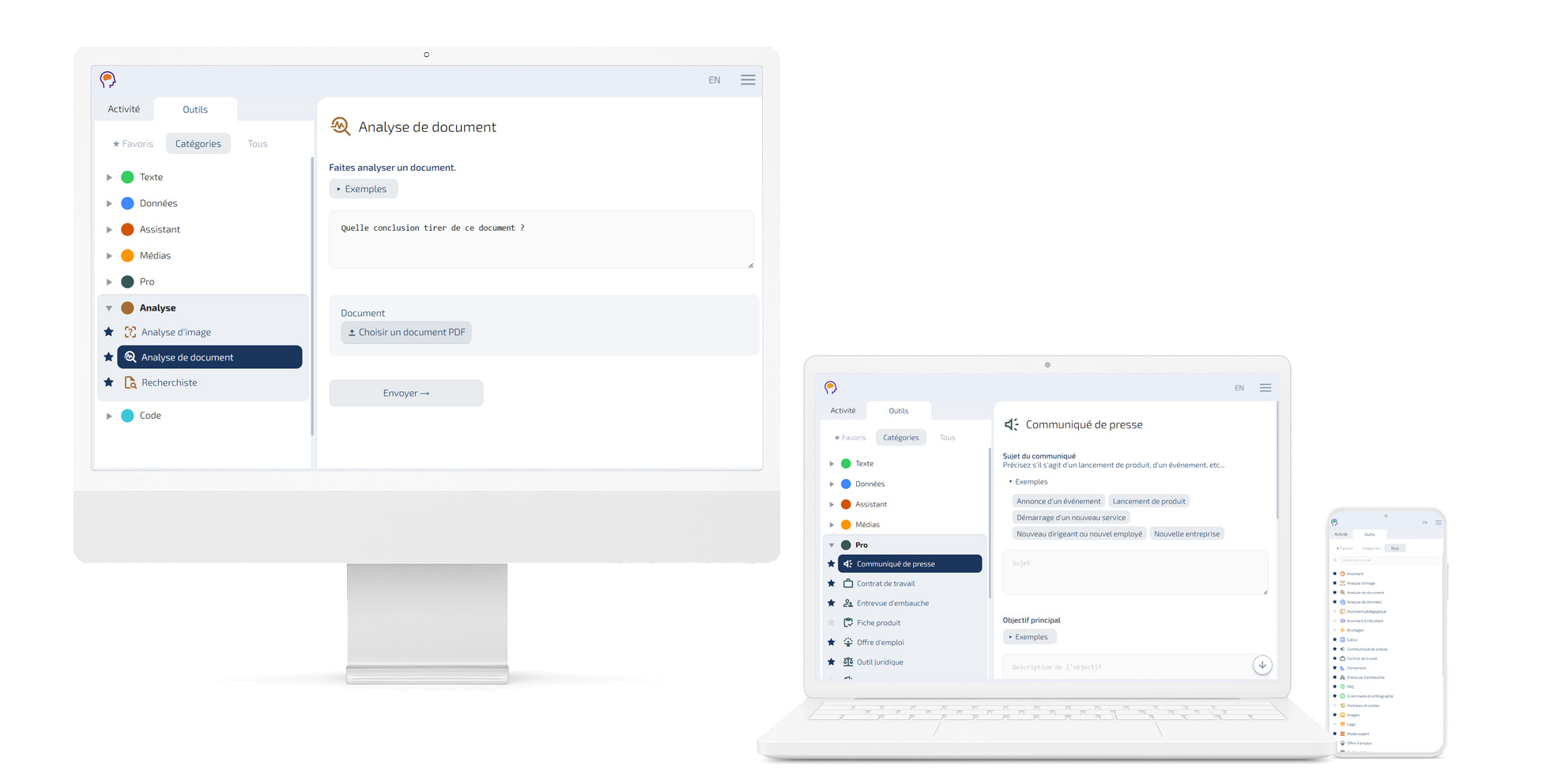 Interface ProductivIA institutions